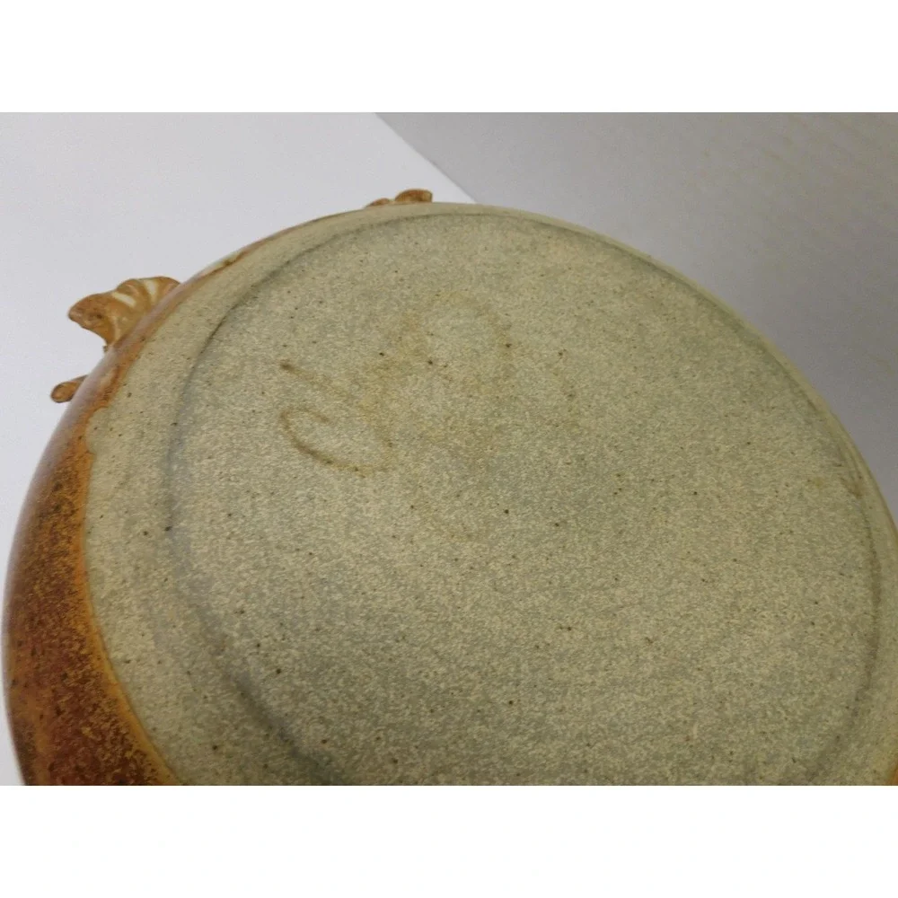Handmade Stoneware Casserole Wheel Thrown Studio Pottery JC430